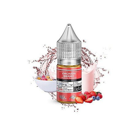 Líquido Salt Nicotine Crunch Berry - Glas