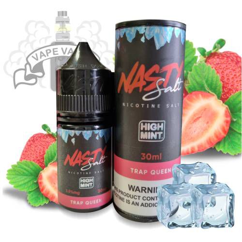 E-Liquido Trap Queen HIGH MINT (Nic Salt) - Nasty Juice