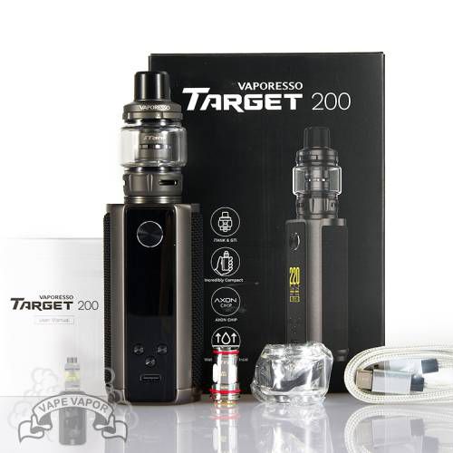 Kit Target 200 / 220w - Vaporesso + Juice Brinde
