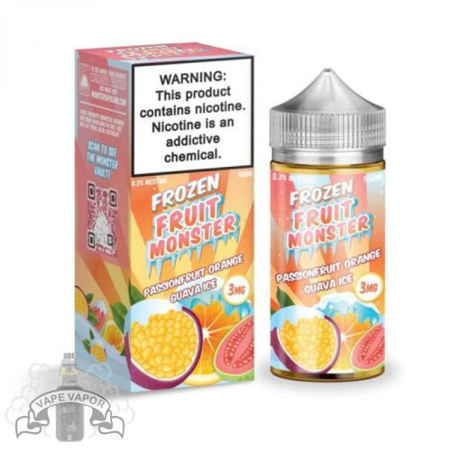 E-liquido Passionfruit Orange Guava Ice (Freebase) - Fruit Monster