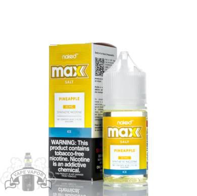 E-Liquido NKD Max Pineapple Ice (Nic Salt) - Naked 100