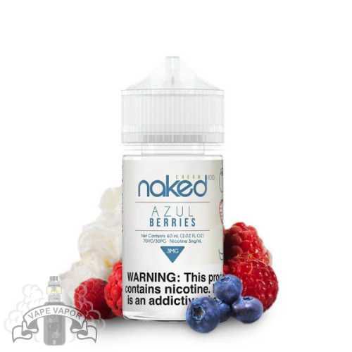 E-Liquido Azul Berries Cream (Freebase) - Naked 100