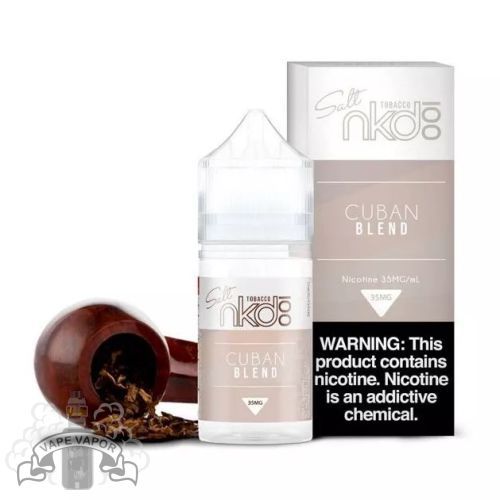 E-Liquido Cuban Blend (Nic Salt) - Naked 100
