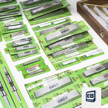 Jogo de Lâminas Alargador Expansivo TIPO L 67,0-78,0mm 8 Lâminas - ADES