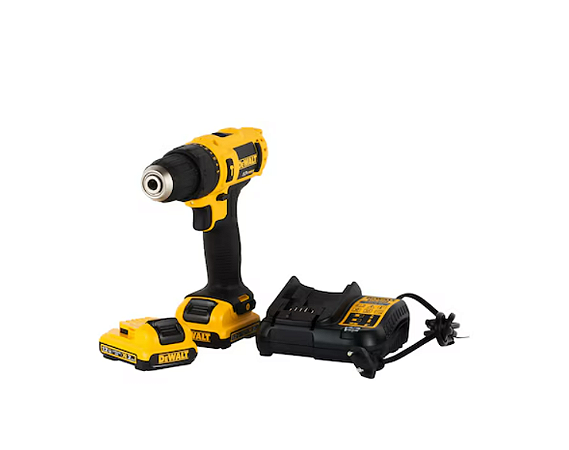 Parafusadeira e Furadeira Bateria 12V Impacto (3/8") Max Bivolt - DCD716D2 - DEWALT