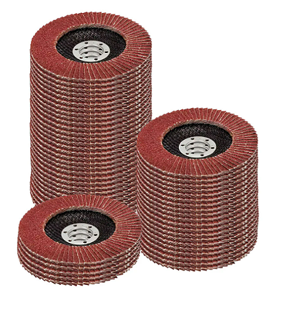 Disco de Lixa Flap 4.1/2 - Caixa com 240 peças - MTX