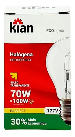 Lâmpada 70w Halógena Econômica