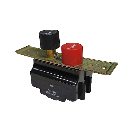 Chave Elétrica Tripolar 30A-4CV Botão - CS-101 - MAR-GIRIUS