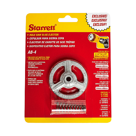 Ejetor para Serra Copo 64 a 96mm - KA8-4 - STARRETT