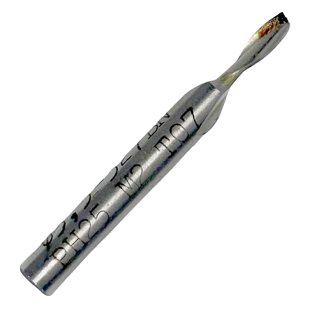 Fresa 3,5mm 2 Cortes Topo DIN327 – 1445/102008 – INDAÇO