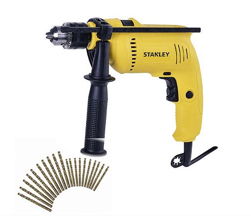 Furadeira Impacto 1/2" 700W-220V + Brocas - SDH700G20B2 - STANLEY