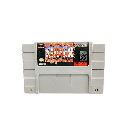 Fita Cartucho Super Street Fighter II Super Nintendo SNES