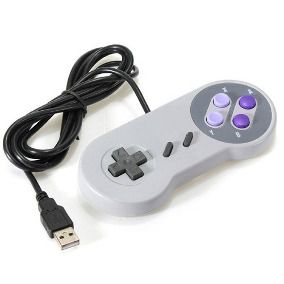 Controle Super Nintendo com fio USB