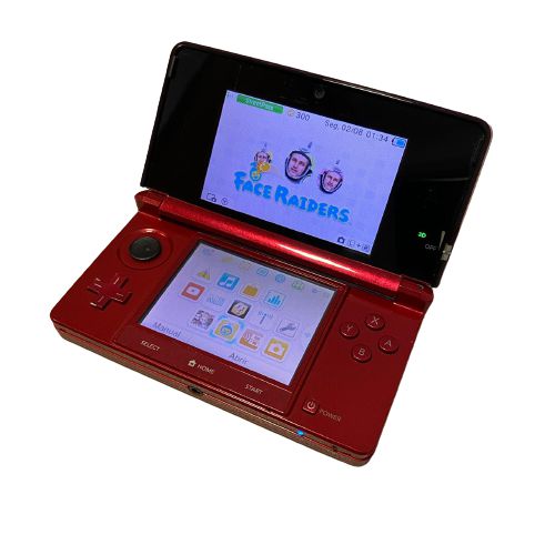 Console Nintendo 3DS Vermelho com 18 Jogos