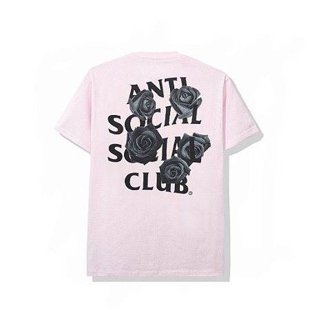 Anti Social Social Club - Camiseta Bat Emoji "Pink"