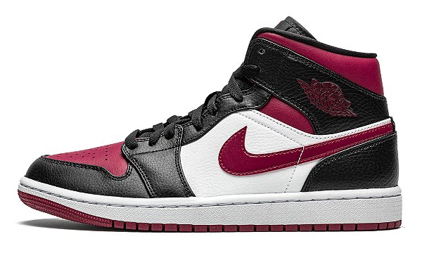 air jordan 1 mid vermelho