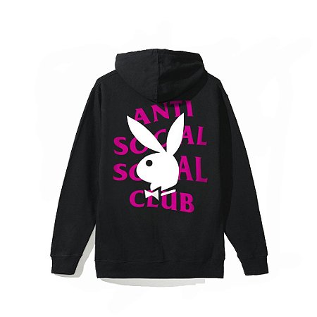 Anti Social Social Club x Playboy - Moletom Remix "Black"