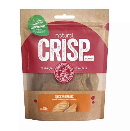 Snack Natural Crisp Chicken Breat para Cães 100g