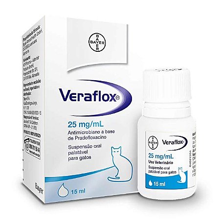 Antimicrobiano Veraflox Suspensão Oral 15ml