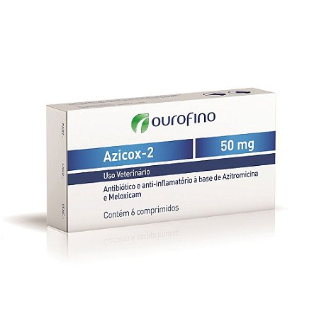 Azicox 2 50mg Ourofino 6 Comprimidos