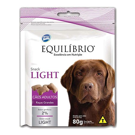 Biscoito Equilíbrio Light para Cães Adultos de Raças Grandes - 80g