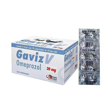 Gaviz 20mg Omeprazol Strip com 10 Comprimidos