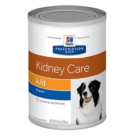 Ração Úmida Hill's Prescription Diet K/D Cuidado Renal Para Cães Adultos Com Doença Renal - 370g