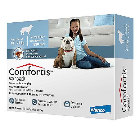 Antipulgas Comfortis Elanco para Cães 18 a 27Kg