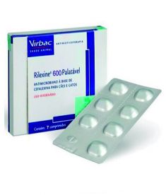 Rilexine Palatável 7 comprimidos Virbac 600mg