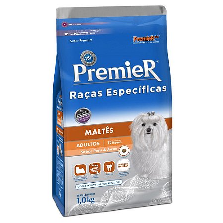 Ração Premier Raças Específicas Maltês para Cães Adultos