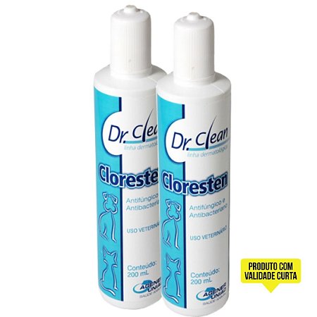 Shampoo Cloresten Agener União - Combo 400ml