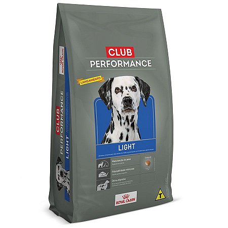 Ração Royal Canin Club Performance Light Cães Obesos - 15kgs