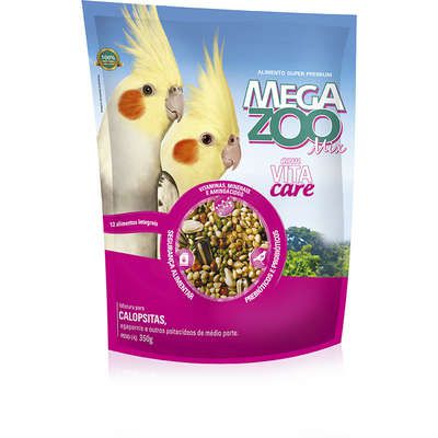 Ração Megazoo Mix para Calopsitas - 350 g