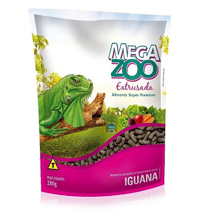 Ração Megazoo Extrusada para Iguana - 280g
