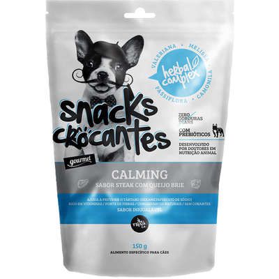 Snack The French Co Herbal Complex Calming Sabor Steak com Queijo Brie - 150 g