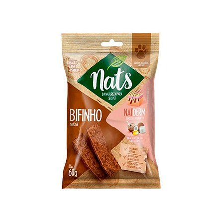 Snack Nats para Cães Natderm - 60g