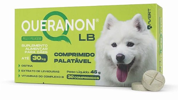 Suplemento Avert Queranon LB para Cães - 30 Kg