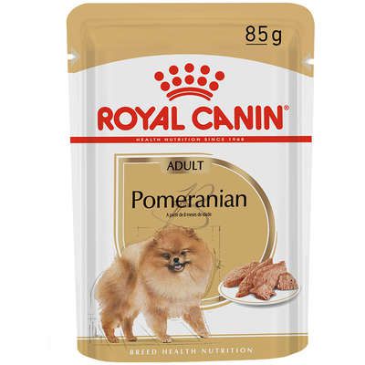 Ração Royal Canin Sachê Breed Health Nutrition para Cães Adultos Pomeranian