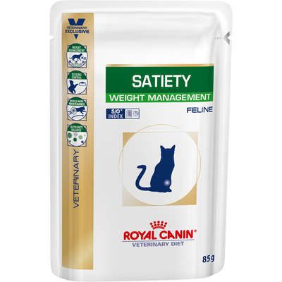 Ração Royal Canin Sachê Satiety Weight Management Para Gatos - 85g