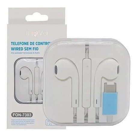Fone De Ouvido Tipo C Sem Fio Inova Fon-7303 - Imperador imports