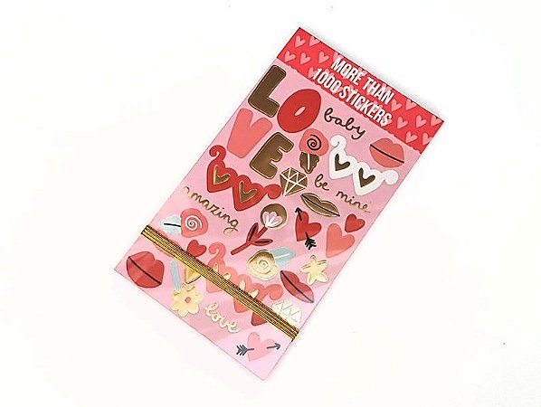 Sticker Book Luxo Love Importado