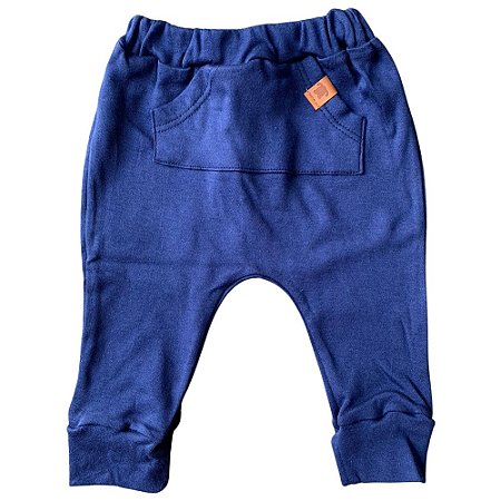 Calça Saruel (mijão) para Bebê 66854 Azul