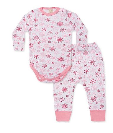 Pijama Bebê Body Longo + Calça Pingo Lelê 75075