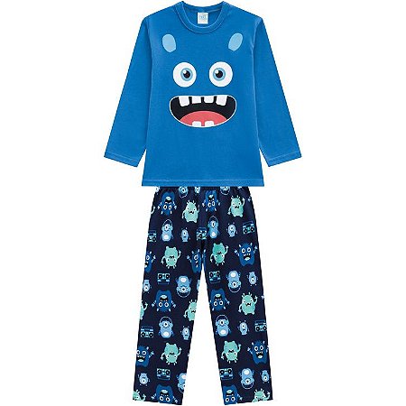 Pijama Longo Monstrinho Masculino Kyly 207249