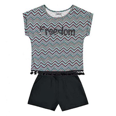 Conjunto Infantil Short + Blusa Nanai 600259