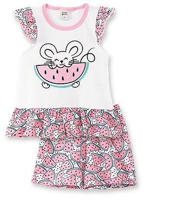 Pijama Infantil Short + Camiseta Melancia  Pingo Lelê 76022