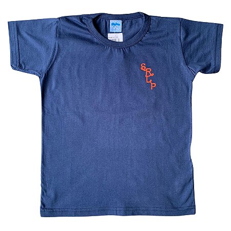 Camiseta Infantil Basica Azul Marinho Serelepe 4585