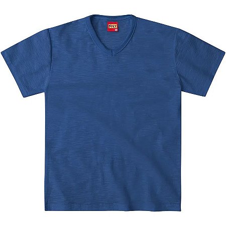 Camiseta Basica Lisa Azul Royal Kyly 107630