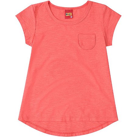 Camiseta Básica Laranja Kyly 106620