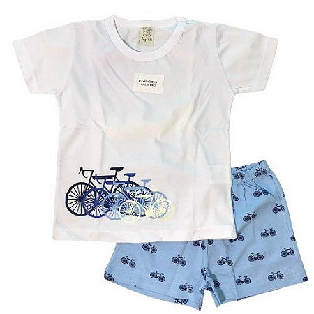 Pijama Curto Infantil Bicicleta Pingo Lelê 86000